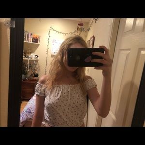 Brandy Melville Floral Top